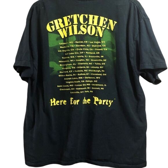 Gretchen Wilson “Here For The Party” Concert Tshirt Short Sleeve Graphic Size XL - Picture 4 of 4